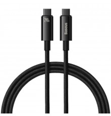 Кабель Baseus Tungsten Gold Fast Charging Data Cable Type-C to Type-C 240W 2m Black (CAWJ040101)