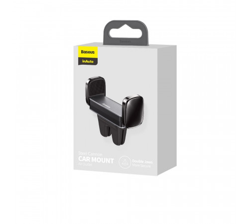Автотримач для телефона Baseus Steel Cannon Air Outlet Car Mount Black (SUGP-01)
