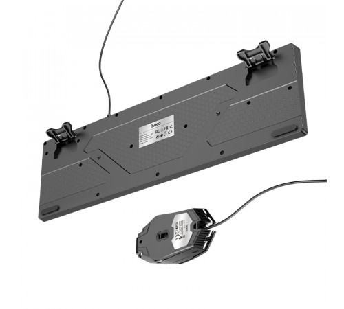 Миша + клавіатура HOCO GM18 Luminous gaming keyboard and mouse set Black (6931474783684)