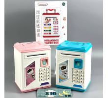 Сейф-копилка Robot №906 с кодом, пальцем, светом и звуком (3хАА)