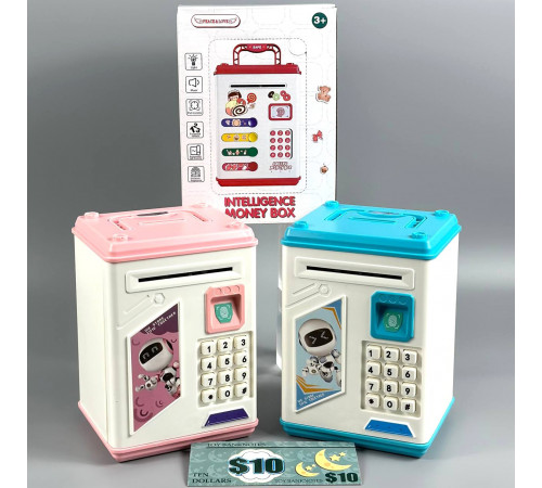 Сейф-скарбничка Robot №906 з кодом, вібитком пальця, світлом та звуком (3хАА)