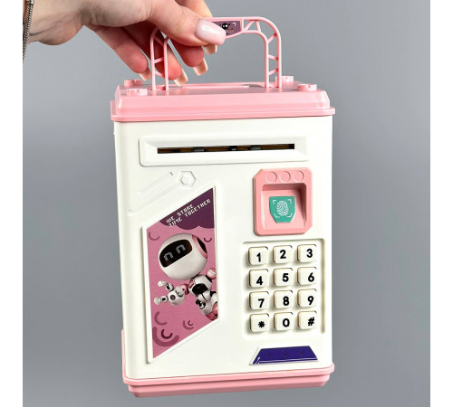 Сейф-скарбничка Robot №906 з кодом, вібитком пальця, світлом та звуком (3хАА)