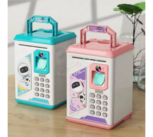 Сейф-скарбничка Robot №906 з кодом, вібитком пальця, світлом та звуком (3хАА)
