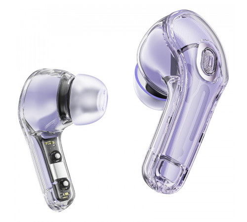 Бездротові навушники TWS ACEFAST T8 Crystal Alfalfa Purple (6974316282266)