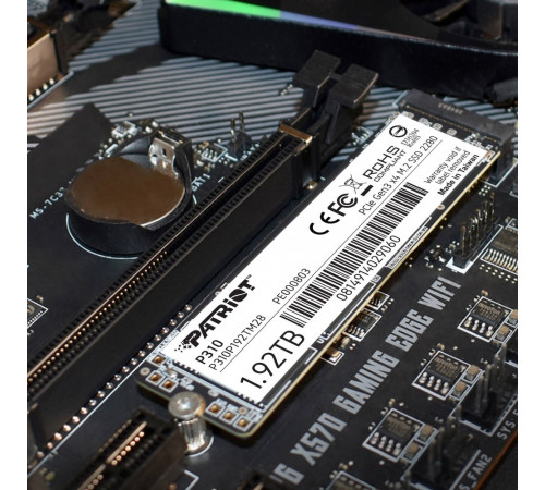 Накопичувач SSD M.2 Patriot P310 1920GB NVMe 2280 PCIe 3.0x4 3D NAND TLC (P310P192TM28)