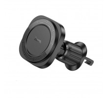 Автотримач для телефона HOCO H28 Rainbow ring magnetic car holder(air outlet) Black (6942007611459)