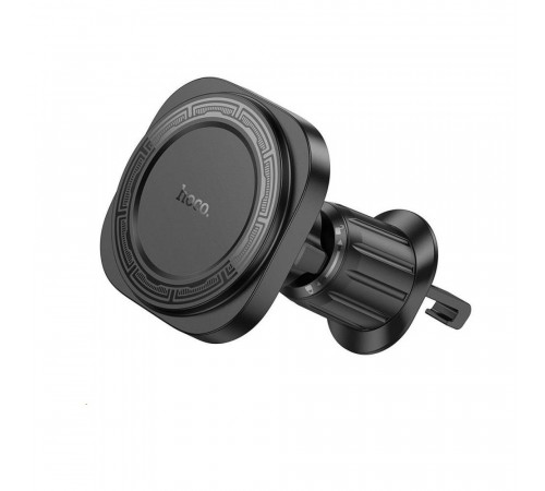 Автотримач для телефона HOCO H28 Rainbow ring magnetic car holder(air outlet) Black (6942007611459)