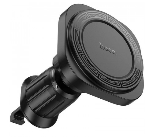 Автотримач для телефона HOCO H28 Rainbow ring magnetic car holder(air outlet) Black (6942007611459)