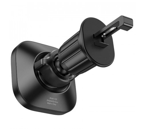 Автотримач для телефона HOCO H28 Rainbow ring magnetic car holder(air outlet) Black (6942007611459)