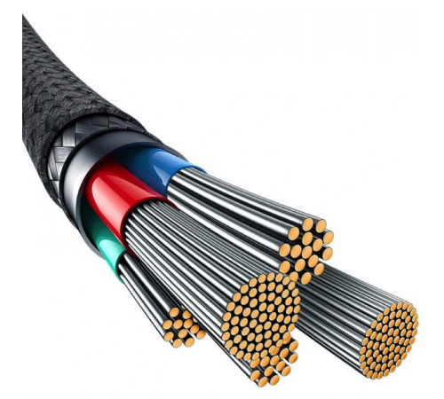 Кабель Baseus Unbreakable Series Fast Charging Data Cable Type-C to iP 20W 2m Cluster Black (P10355803111-01)