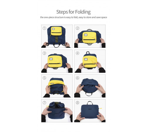 Рюкзак Tigernu T-S8511 14" Blue with Yellow (T-S8511BlueY)