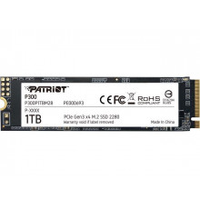 Накопичувач SSD M.2 Patriot P300 1TB NVMe 2280 PCIe 3.0x4 3D NAND TLC (P300P1TBM28)