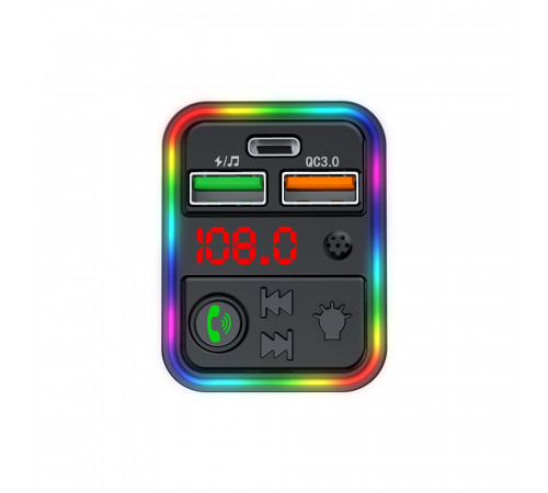 АЗП з FM-модулятором WUW-C162 Black (6972573334971)