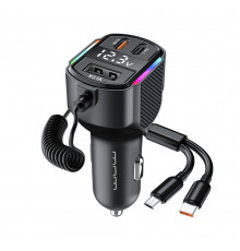 АЗП з FM-модулятором WUW-C220 Black (6972573337408)