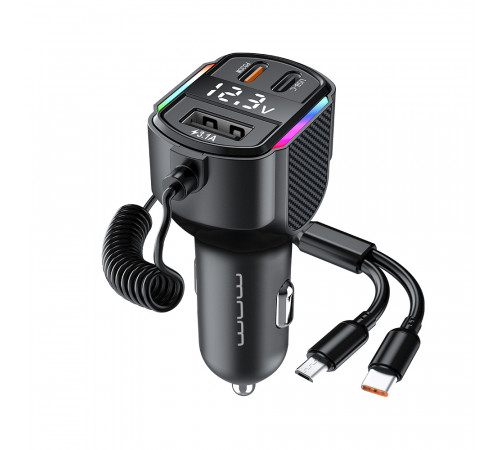 АЗП з FM-модулятором WUW-C220 Black (6972573337408)