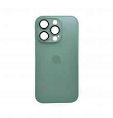 Чохол для смартфона AG Glass Matt Frame Color Logo for Apple iPhone 15 Pro Light Green (AGMattFrameiP15PLGreen)