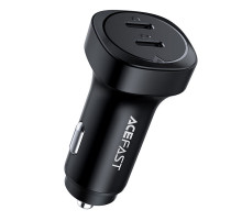 Автомобільний зарядний пристрій ACEFAST B2 72W dual USB-C metal car charger (6974316280361)