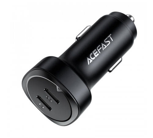 Автомобільний зарядний пристрій ACEFAST B2 72W dual USB-C metal car charger (6974316280361)