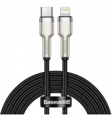 Кабель Baseus Cafule Series Metal Data Cable Type-C to iP PD 20W 2m Black (CATLJK-B01)