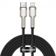Кабель Baseus Cafule Series Metal Data Cable Type-C to iP PD 20W 2m Black (CATLJK-B01)