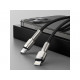 Кабель Baseus Cafule Series Metal Data Cable Type-C to iP PD 20W 2m Black (CATLJK-B01)