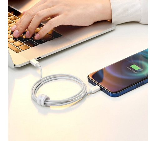 Кабель Baseus Superior Series Fast Charging Data Cable USB to iP 2.4A 2m White (CALYS-C02)