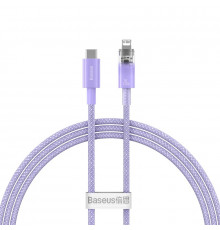 Кабель Baseus Explorer Series Fast Charging Cable with Smart Temperature Control Type-C to iP 20W 1m Purple (CATS010205)