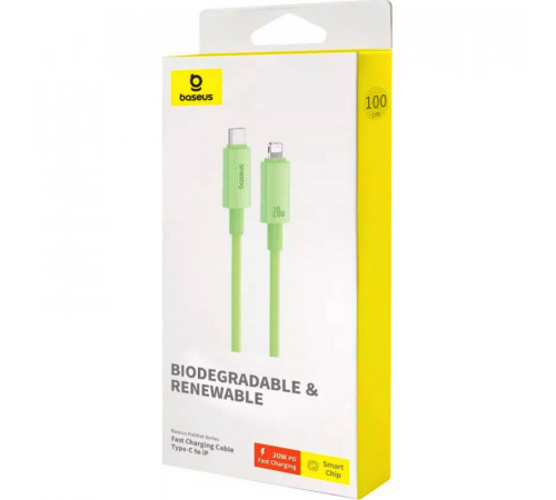 Кабель Baseus Habitat Series Fast Charging Cable Type-C to iP 20W 2m Natural Green (P10360201631-01)
