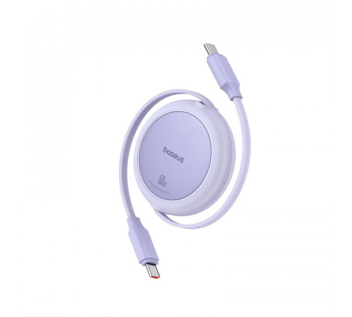 Кабель Baseus Free2Pull Mini Charging Cable USB-C to USB-C 60W 1m Nebula Purple (P10364500511-01)