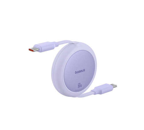 Кабель Baseus Free2Pull Mini Charging Cable USB-C to USB-C 60W 1m Nebula Purple (P10364500511-01)