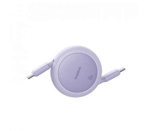 Кабель Baseus Free2Pull Mini Charging Cable USB-C to USB-C 60W 1m Nebula Purple (P10364500511-01)