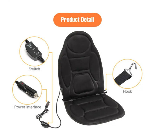Массажная накидка на сидение Массажная накидка  SEAT MASSAGER 	LY-404  (20)