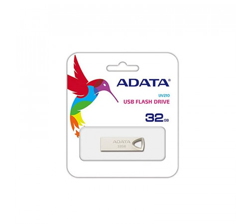Флеш-накопичувач ADATA USB 2.0 AUV 210 32Gb Golden (AUV210-32G-RGD)