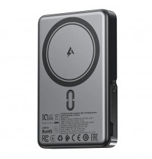 Зовнішній акумулятор ACEFAST M17 PD20W/22.5W magnetic fast charging power bank with built-in stand 10000mAh Black (6974316284000)