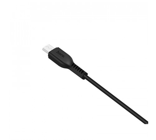 Кабель HOCO X20 USB to Micro 2A, 3m, PVC, TPE connectors, Black (6957531068945)