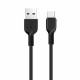 Кабель HOCO X13 USB to Type-C 3A, 1m, PVC, PVC connectors, Black (6957531061182)