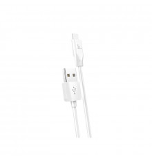Кабель HOCO X1 USB to Type-C 3A, 1m, PVC, PVC connectors, White (6957531032045)