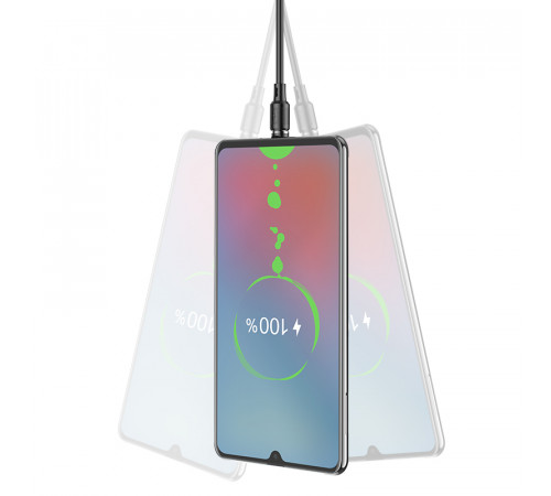 Data Cable Hoco X52 Sereno magnetic Micro 2.4A 1m