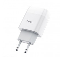 Мережевий зарядний пристрій HOCO C73A Glorious dual port charger 12W White (6931474712912)