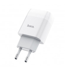 Мережевий зарядний пристрій HOCO C73A Glorious dual port charger 12W White (6931474712912)