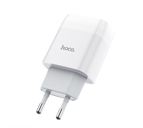 Мережевий зарядний пристрій HOCO C73A Glorious dual port charger 12W White (6931474712912)