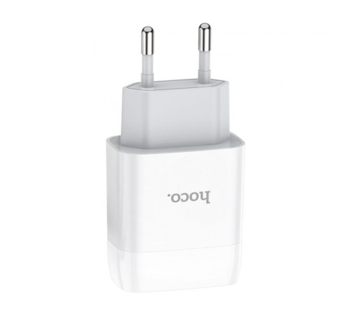 Мережевий зарядний пристрій HOCO C73A Glorious dual port charger 12W White (6931474712912)