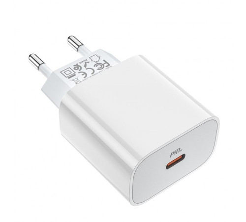 Мережевий зарядний пристрій HOCO C76A Plus Speed source PD20W charger White (6931474746917)