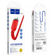 Кабель HOCO X59 USB to iP 2.4A, 1m, nylon, TPE connectors, Red (6931474744876)