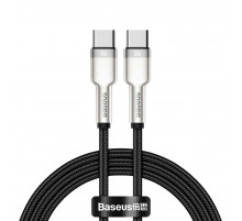 Кабель Baseus Cafule Series Metal Data Cable Type-C to Type-C 100W 2m Black (CATJK-D01)