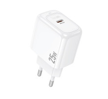 Мережевий зарядний пристрій HOCO CS53A Surplus single port PD25W charger White (6942007631488)