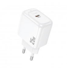 Мережевий зарядний пристрій HOCO CS53A Surplus single port PD25W charger White (6942007631488)