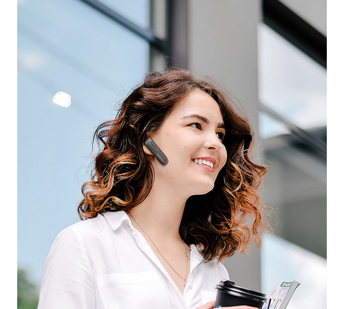 Bluetooth гарнітура BOROFONE BC36 Lucky business BT headset Black (6974443381931)