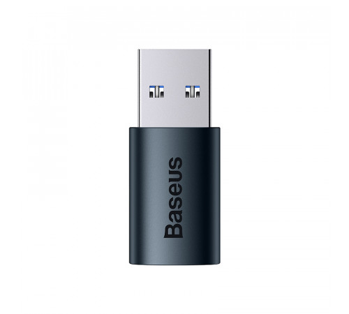 Адаптер Baseus Ingenuity Series Mini OTG Adaptor USB 3.1 to Type-C  Blue (ZJJQ000103)