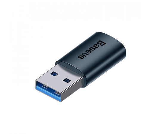 Адаптер Baseus Ingenuity Series Mini OTG Adaptor USB 3.1 to Type-C  Blue (ZJJQ000103)